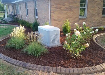 New landscaping beds in Central City, KY